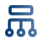 Org-Chart-azul-icono